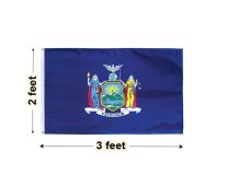 2'x3' New York Nylon Outdoor Flag